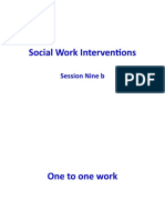9 B Social Work Interventions