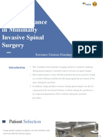 ISMT 12 - Day 385 - Ravanno - Image Guidance in Minimally Invasive Spinal Surgery