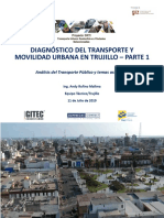 Diagnóstico Del Transporte y Movilidad Urbana en Trujillo Parte 1
