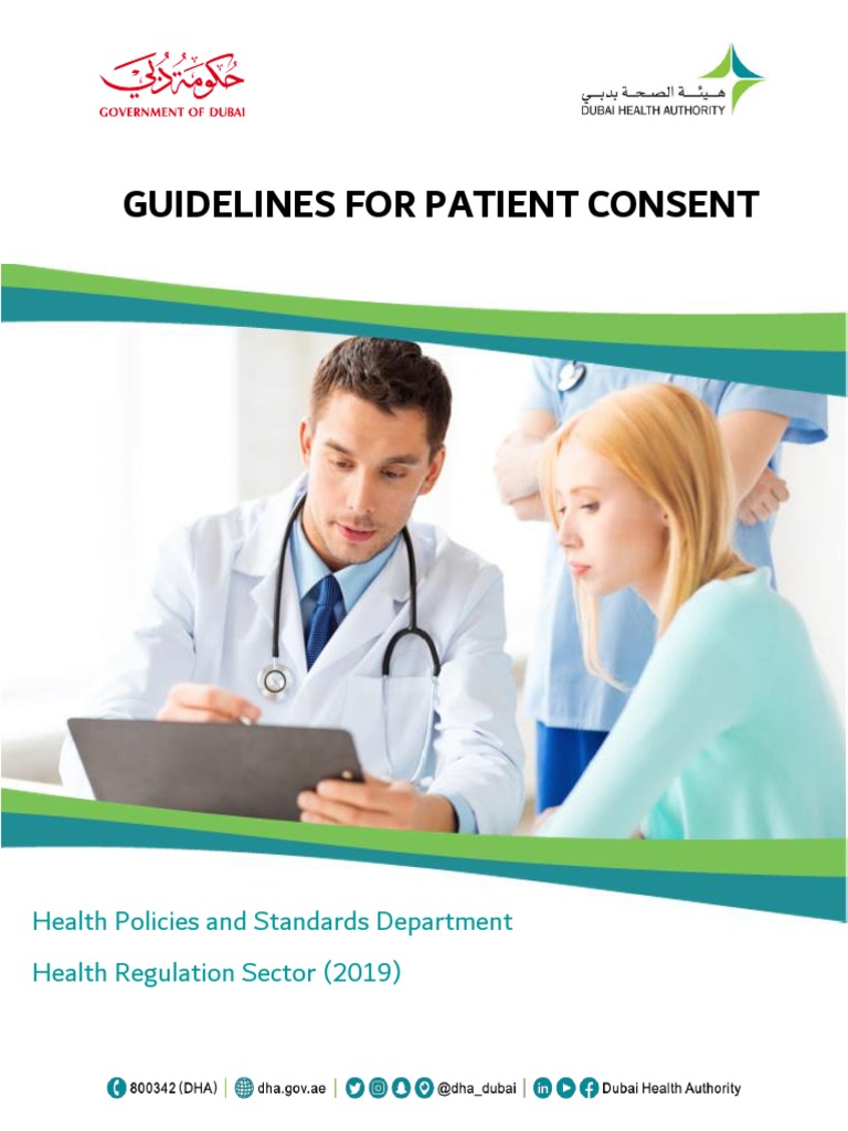 DHA Patient Consent Guidelines 2024 | PDF | Informed Consent | Health Care