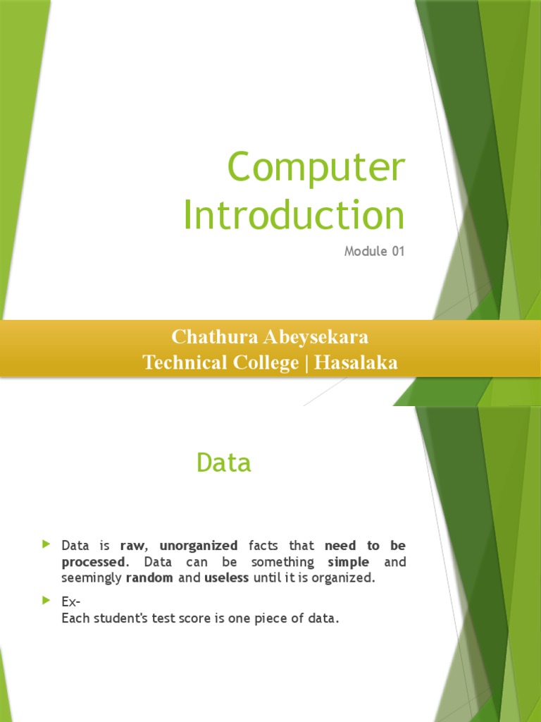 Understanding Data and Computer Types | PDF | Computer Data Storage ...
