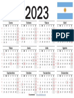 Calendario 2023 para Imprimir