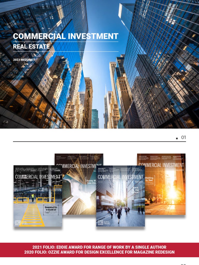 2023 Commercial Real Estate Magazine Media Kit PDF Advertising