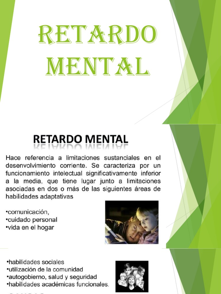 Causas del Retardo Mental en Niñez | PDF