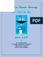 Handbook on Rainwater Harvesting