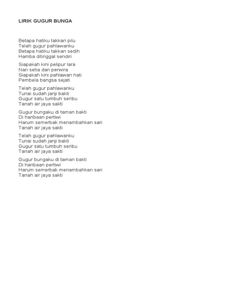 Hormat untuk Pahlawan yang Gugur | PDF