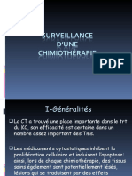 Surveillance D - Une Chimiothérapie