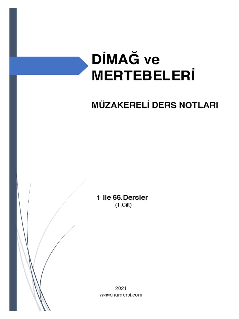 Dimağ Ders Notlari 1 Pdf