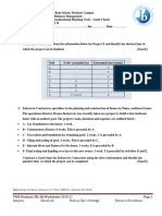 Worksheet - Organizational Planning Tools - Gantt Charts