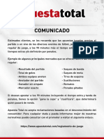 Afiche A4 - Comunicado