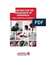 Guidelines To The Management of Hemophilia