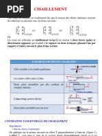 Contraintes et calculs de cisaillement | PDF | Contrainte de ...