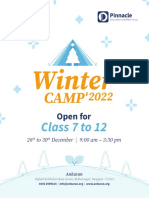 Winter Camp Brochure