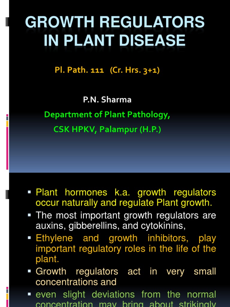Lect. 6b PL Path 111 Growth Regulators in Plant Disease Download