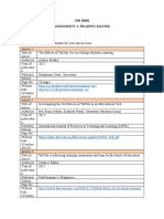 Table - Articles For Approval