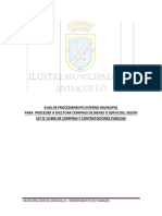 Manual de Compras Municipalidad de Andacollo