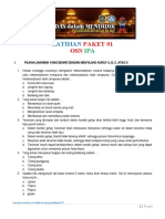 Latihan Paket 01 Osn Ipa