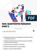 Quantitative Research Seminar