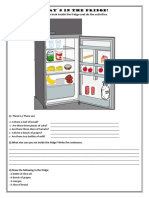 Whats in The Fridge Grammar Drills Picture Description Exercises Warme - 59317