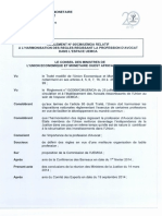 Reglement Uemoa Relatif A L Harmonisation Profession Davocat 1