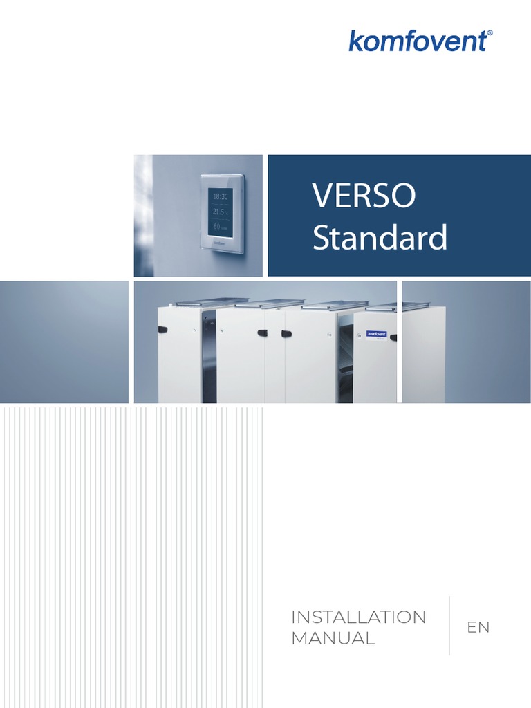 Komfovent VERSO - Standard - Installation - Manual - EN | PDF | Heat ...