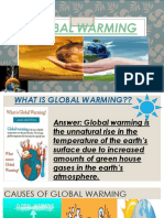 Global Warming: by Meshal Zahra (5 - A)