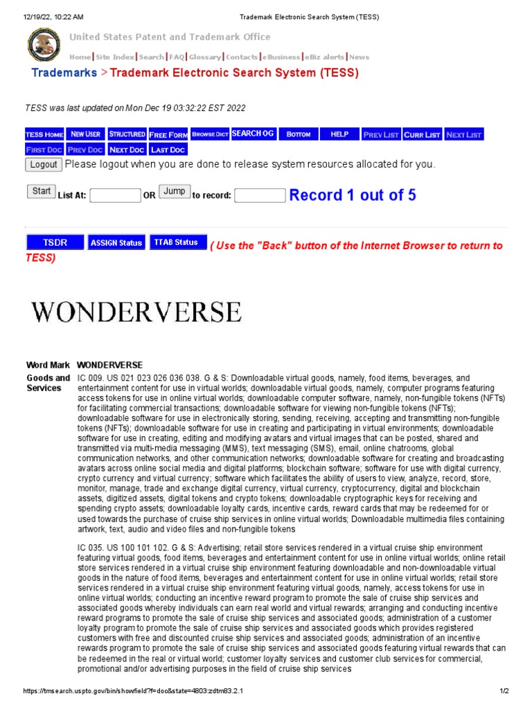 RCL Trademark | PDF | Cryptocurrency | Loyalty Program