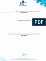 Artigo Pós-Graduação Lato Sensu em Docência em Letras e Práticas Pedagógicas Corrigido