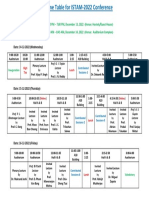 TIME TABLE FOR ISTAM CONGRESS-FNL-Published-Revised