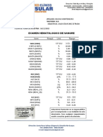 Examen hematológico Gael Macías 11 meses