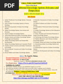 Chapters On Indian Knowledge System