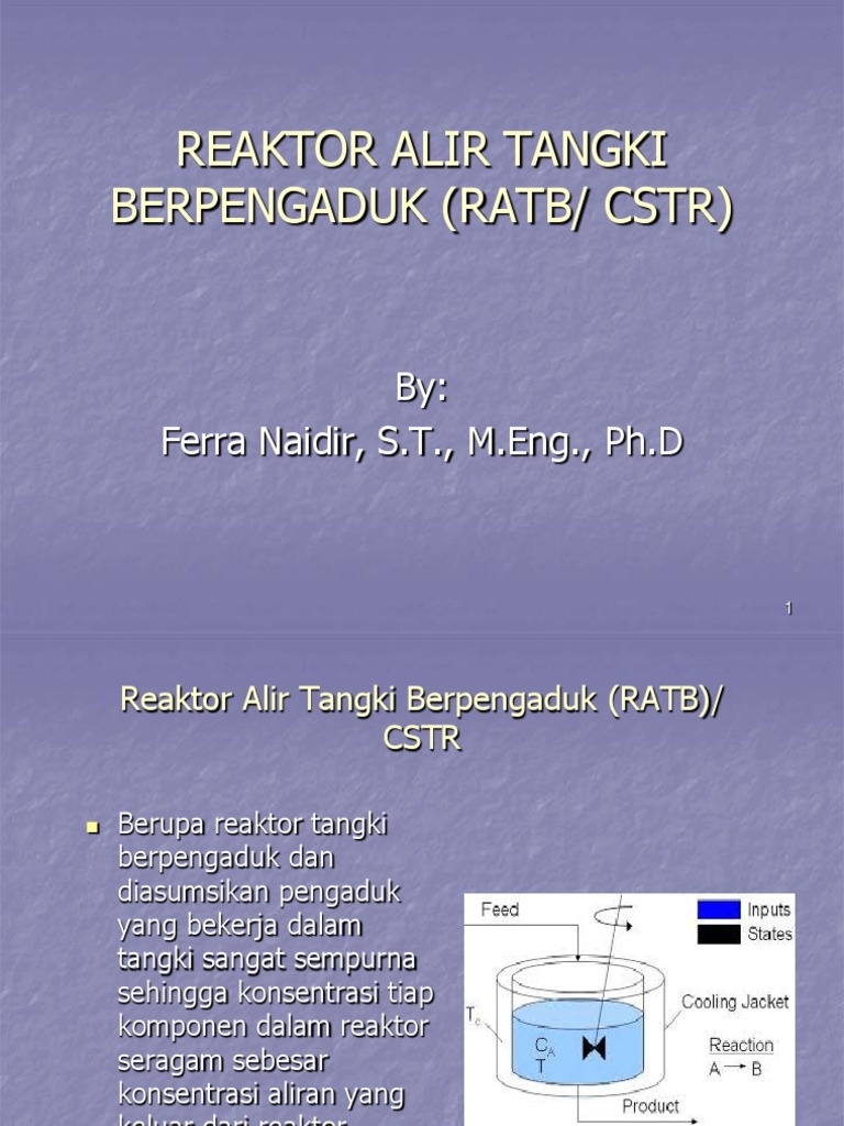 13685S1TKCE60532018 - Teknik Reaksi Kimia II - Pertemuan 10 - Materi ...
