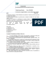 Avaliação de Disciplina de Humanização em Odontologia