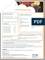 Planning Des Formations 33 - FR