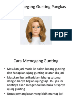 Cara Memegang Gunting 