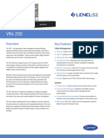 VRX 250 Datasheet