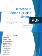 Child Detection in Parked Car Alert System