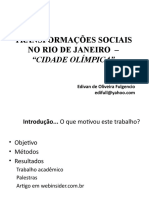 Transformações Sociais No Rio de Janeiro