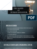 Bases of Human Behavior
