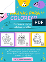 Beatutiful Cup Cakes Coloring Pages