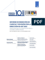 Informe de Rendicion de Cuentas y Revision Por La Direccion SG