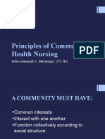 Principles of Community Health Nursing