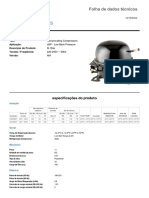 TPA1410YKS Folha de dados técnicos compressor refrigeração