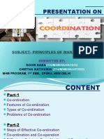 Coordination PPT Submitted by Noor Saba and Chetna Kathuria MHM (1 New)