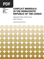 Download Conflict Minerals in the Democratic Republic of the Congo Aligning Trade and Security Interventions by Stockholm International Peace Research Institute SN61535114 doc pdf