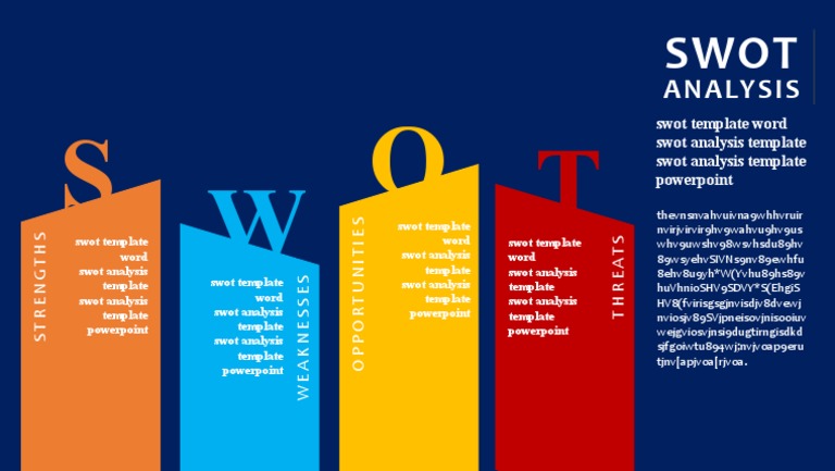 Swot Analysis Template 21 | PDF | Swot Analysis | Information Retrieval