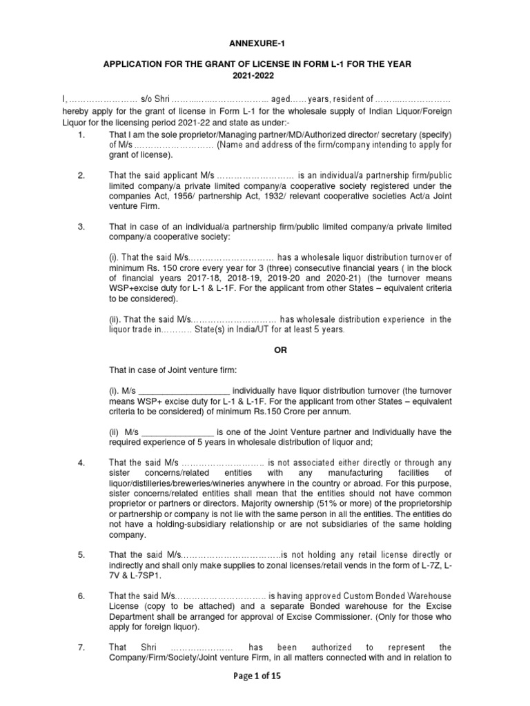 Public Notice L1 Updated Download Free PDF Joint Venture Sole