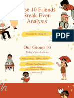 Friends Break-Even Analysis - Group10 - B21