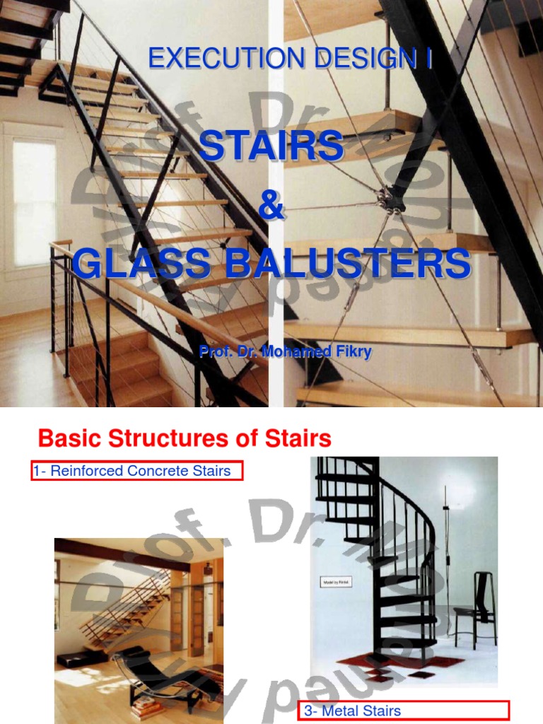 Stair and Glass Baluster Design Guide | PDF | Stairs | Components