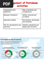 Management Petroleum Activities